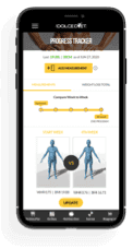 iPhone showing Dolce Diet mobile app